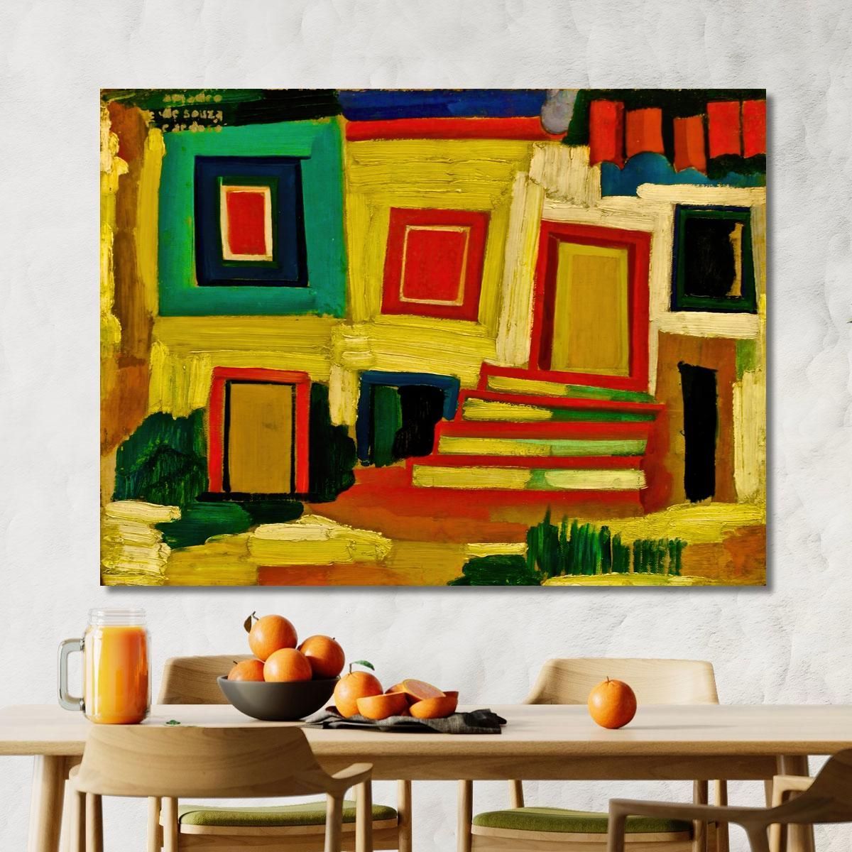 The Little Bright House Landscape Amadeo de Souza-Cardoso asc25 canvas print 