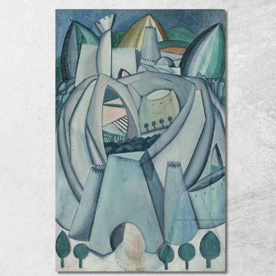 The Stronghold Amadeo de Souza-Cardoso asc27 canvas print 