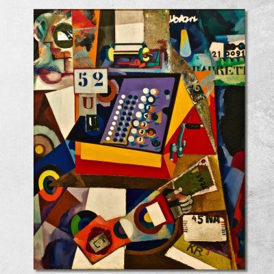 Untitled Cash Register Amadeo de Souza-Cardoso asc29 canvas print 
