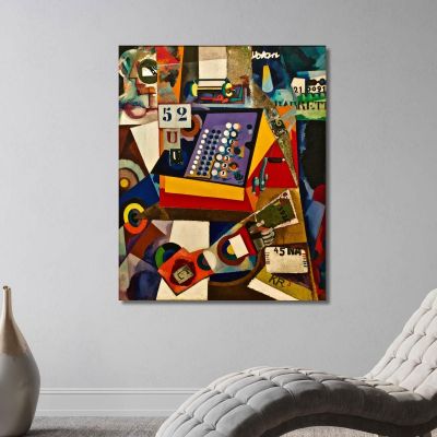 Untitled Cash Register Amadeo de Souza-Cardoso asc29 canvas print 