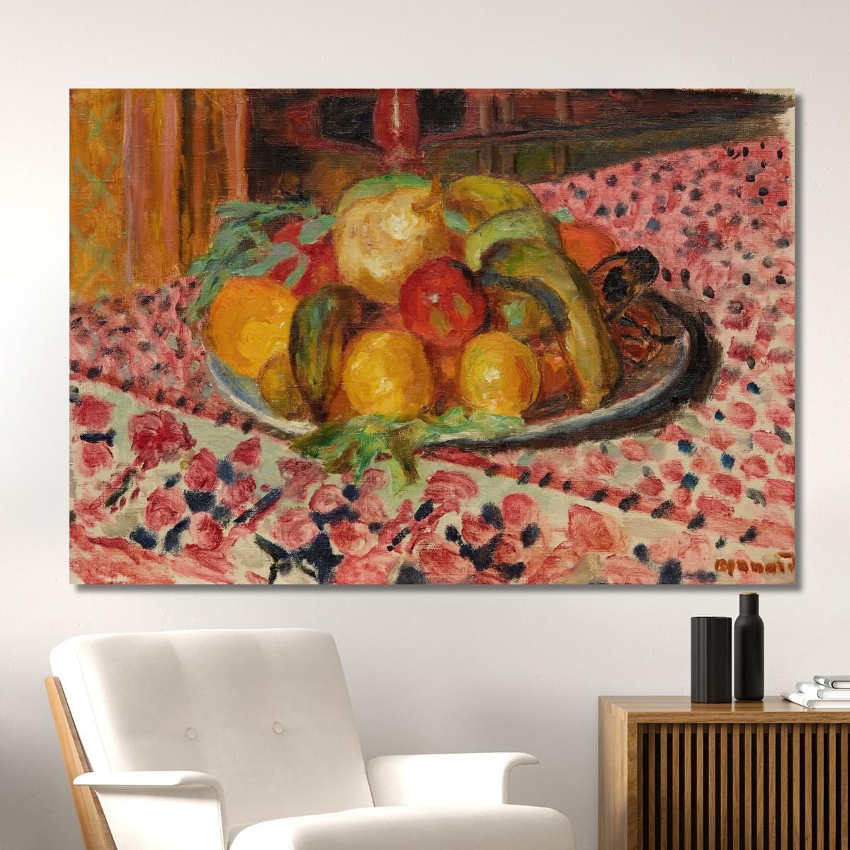 Fruit Plate Pierre Bonnard pbn2 canvas print 