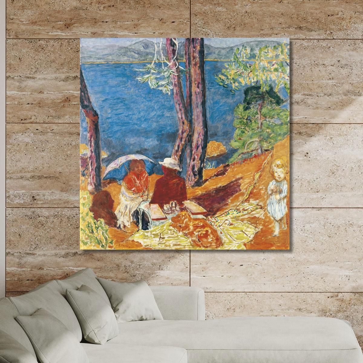Seaside Under The Pines Pierre Bonnard pbn3 canvas print 
