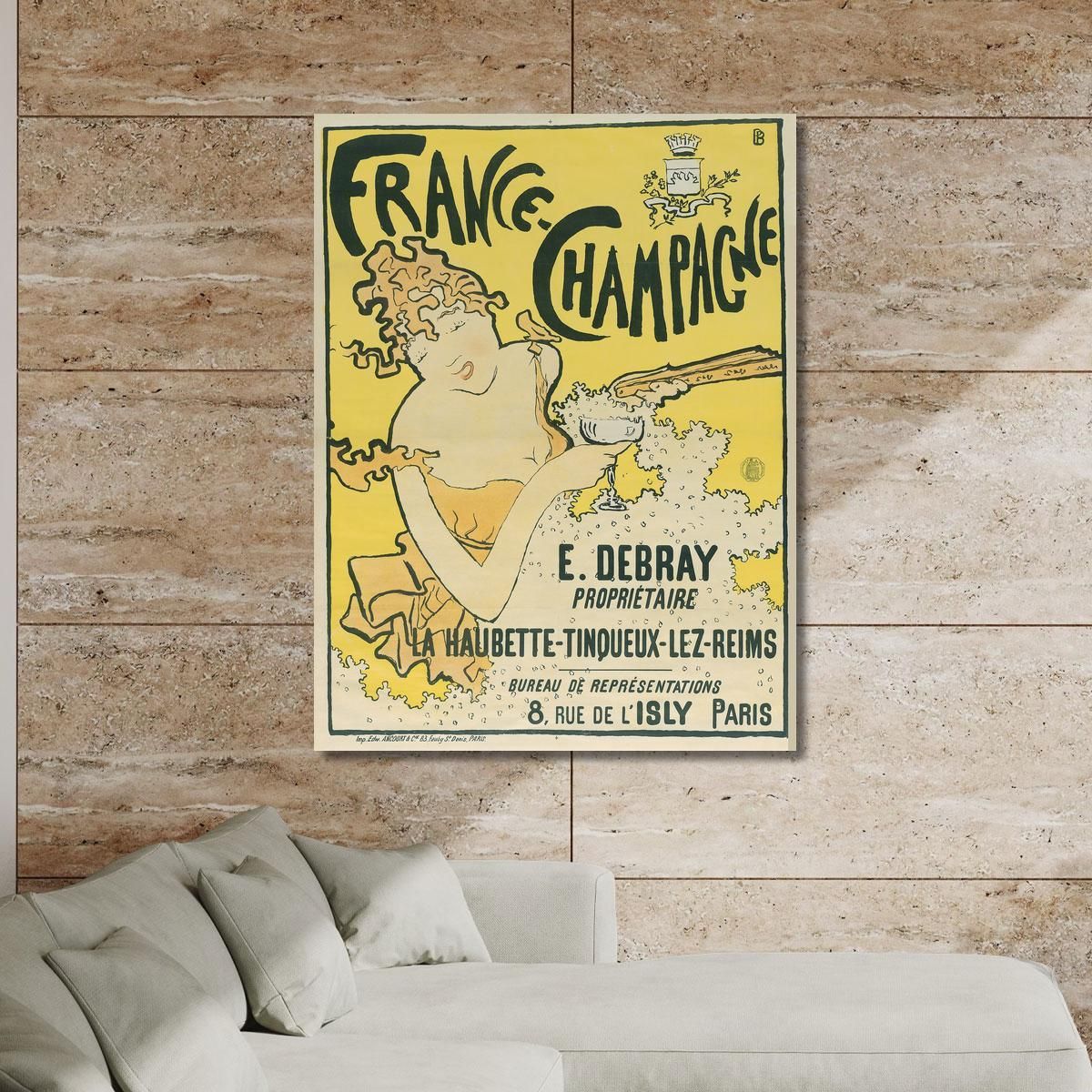 France-Champagne Pierre Bonnard pbn17 canvas print 