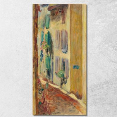 The Street With Green Shutters Pierre Bonnard pbn26 canvas print 