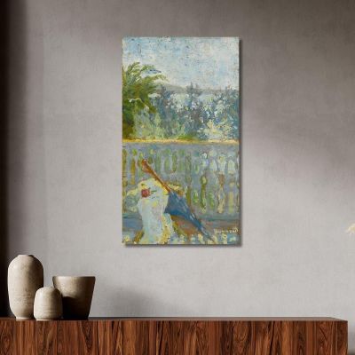 The Balcony And The Umbrella Pierre Bonnard pbn27 canvas print 