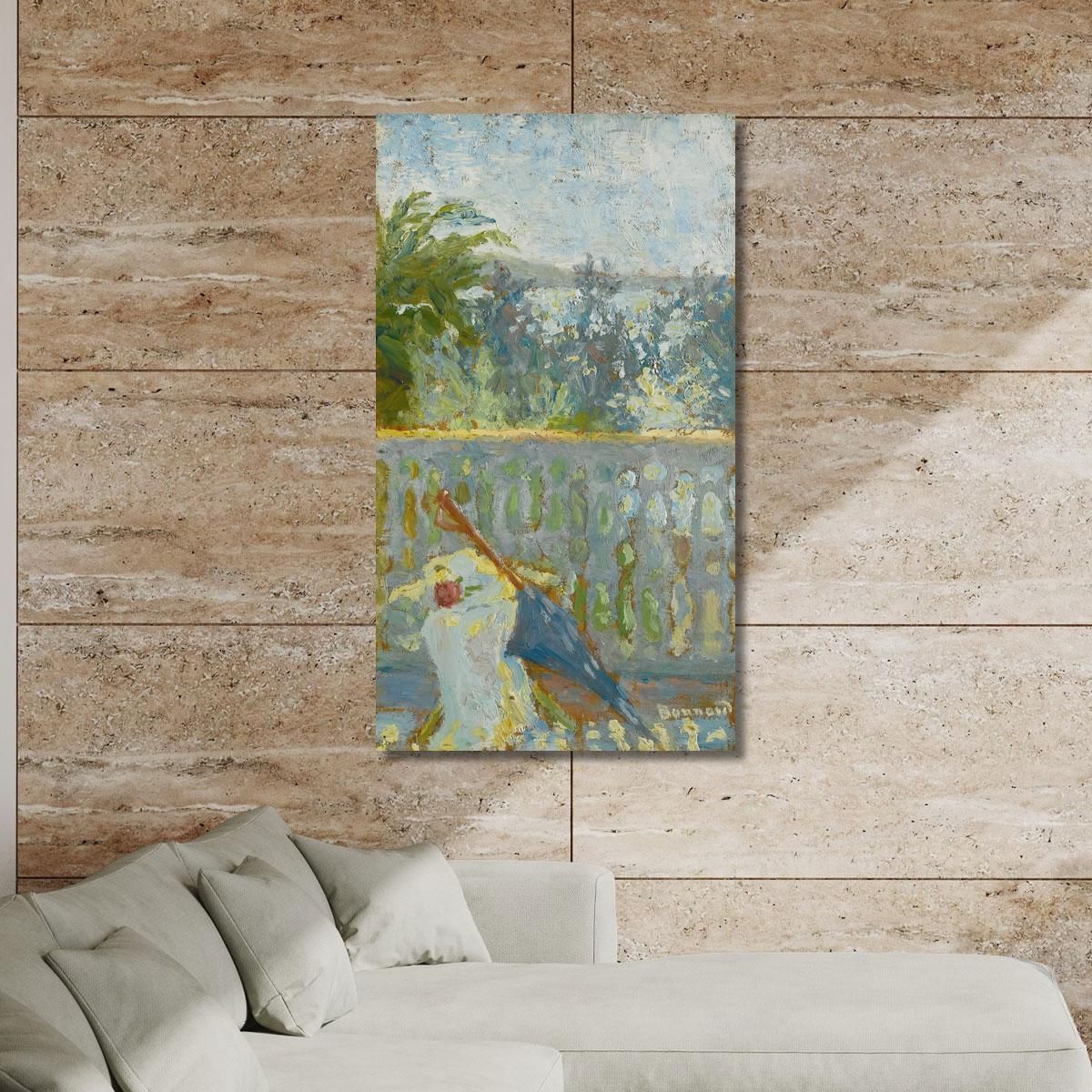 The Balcony And The Umbrella Pierre Bonnard pbn27 canvas print 