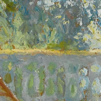 The Balcony And The Umbrella Pierre Bonnard pbn27 canvas print