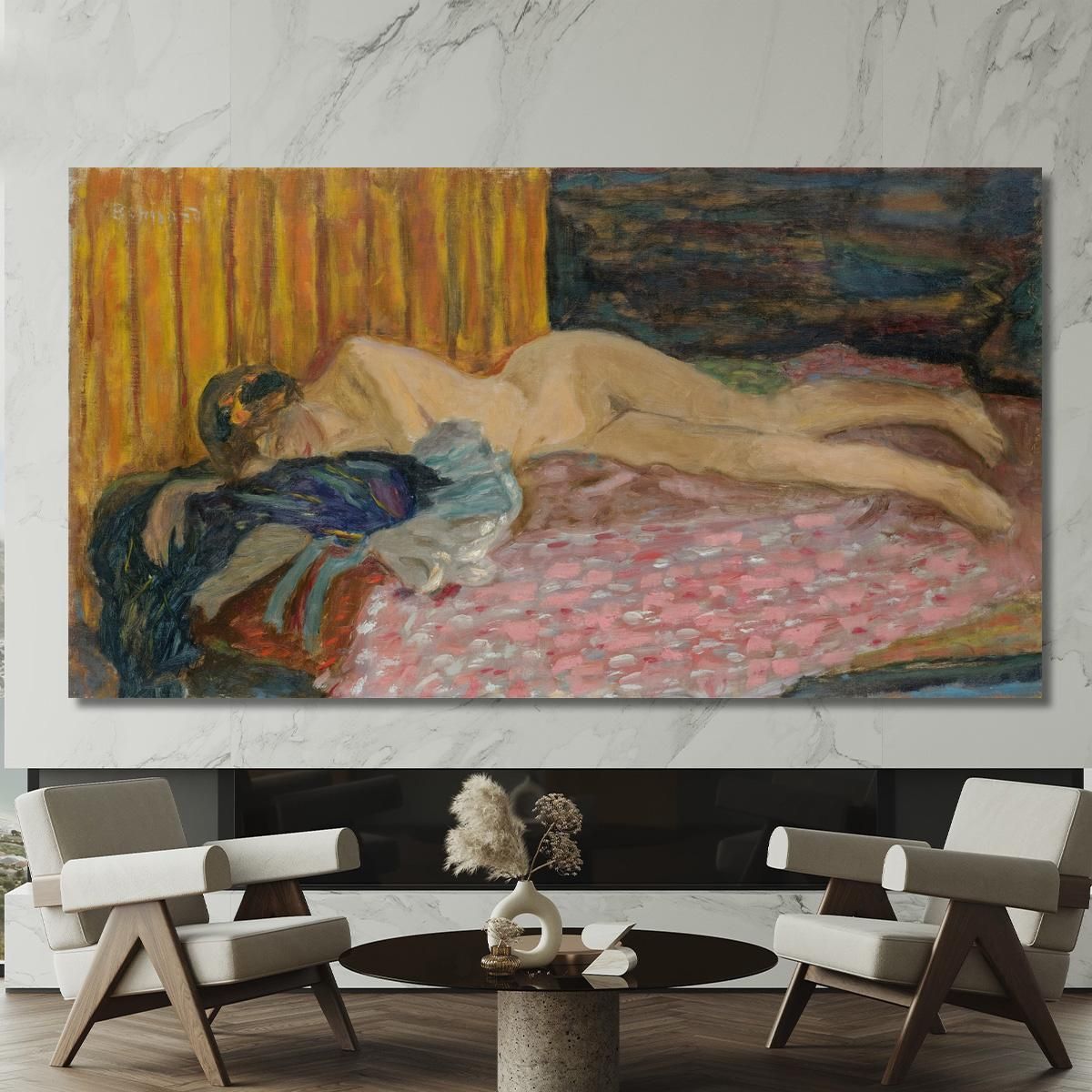 The Pink Sofa Pierre Bonnard pbn28 canvas print 