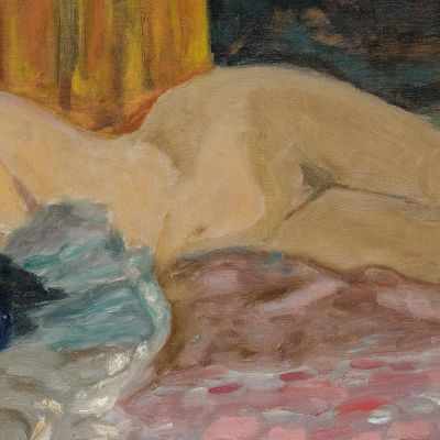 The Pink Sofa Pierre Bonnard pbn28 canvas print