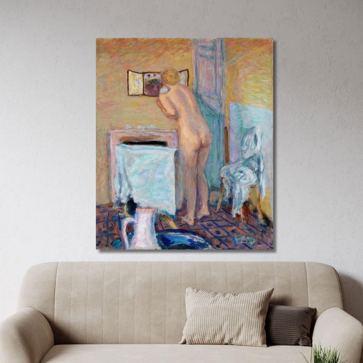 Nude Before A Mirror Pierre Bonnard pbn50 canvas print 