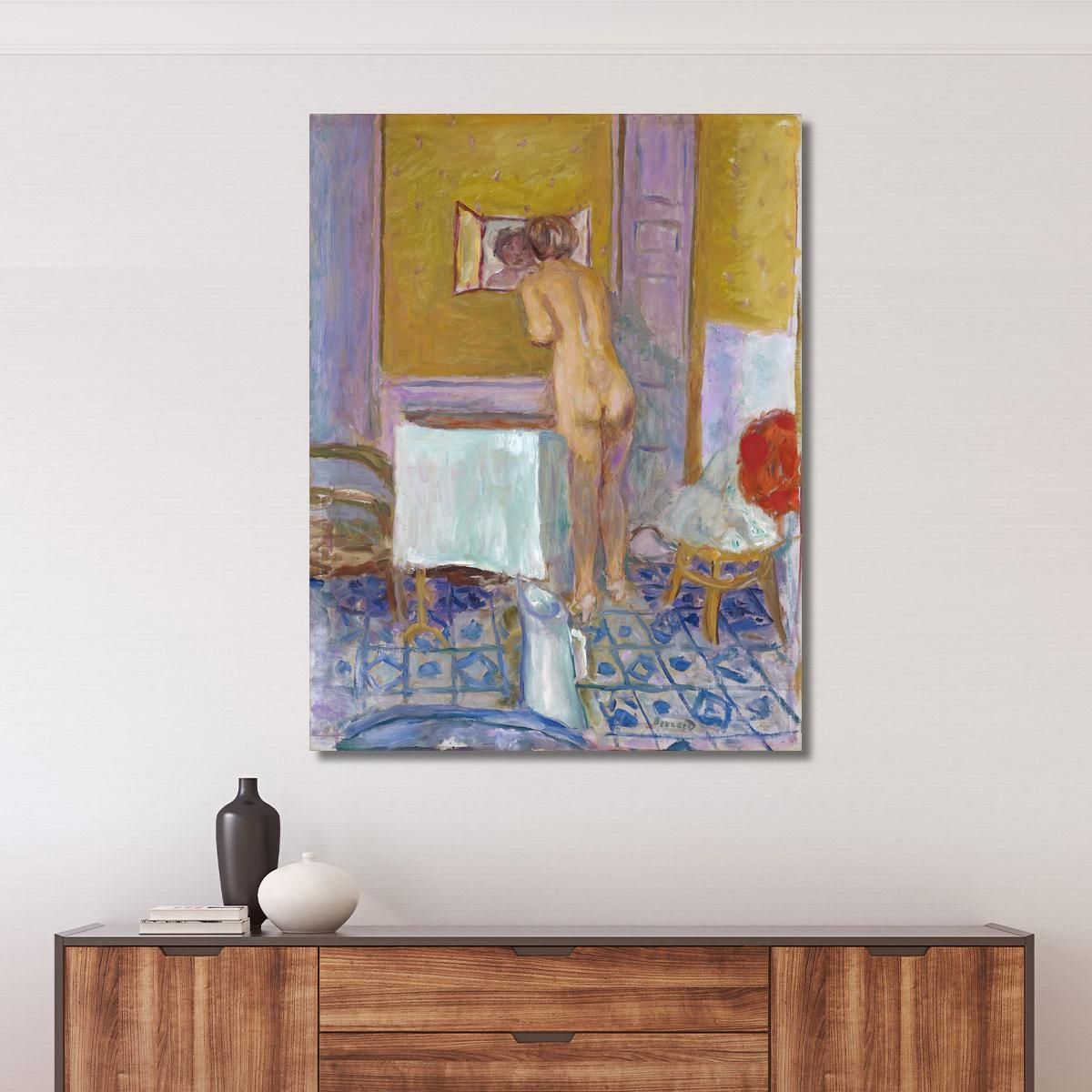 Nude With Red Cloth Nude At Her Toilet Pierre Bonnard pbn51 canvas print 