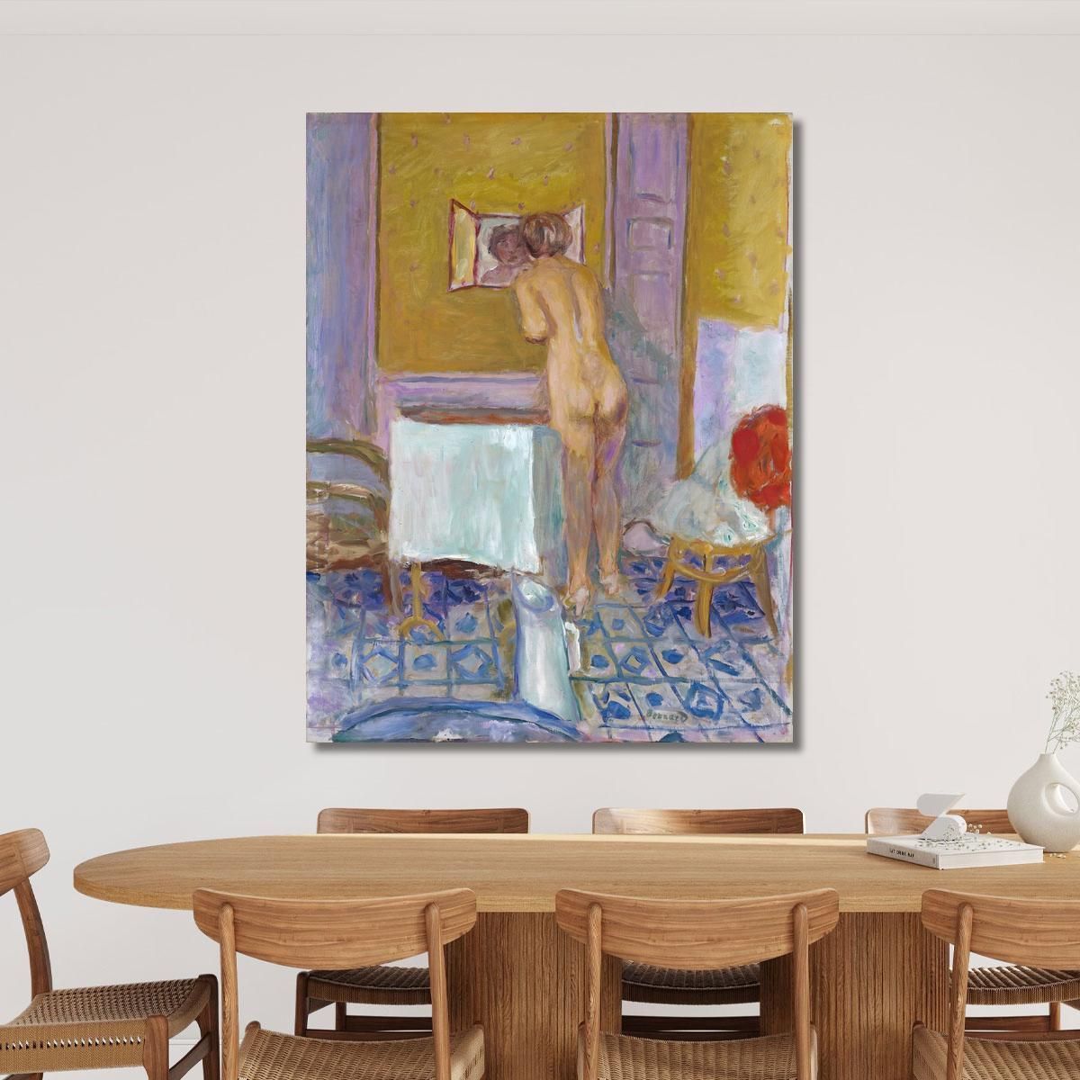 Nude With Red Cloth Nude At Her Toilet Pierre Bonnard pbn51 canvas print 