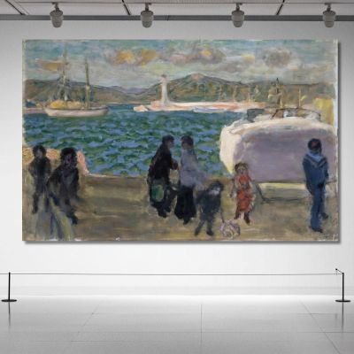 The Foggy Gulf Ciel De Mistral Pierre Bonnard pbn71 canvas print 