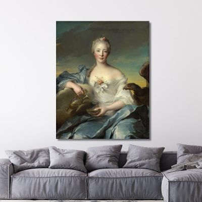 Mrs. Le Fèvre De Caumartin As Hebe Jean-Marc Nattier jmn8 canvas print 