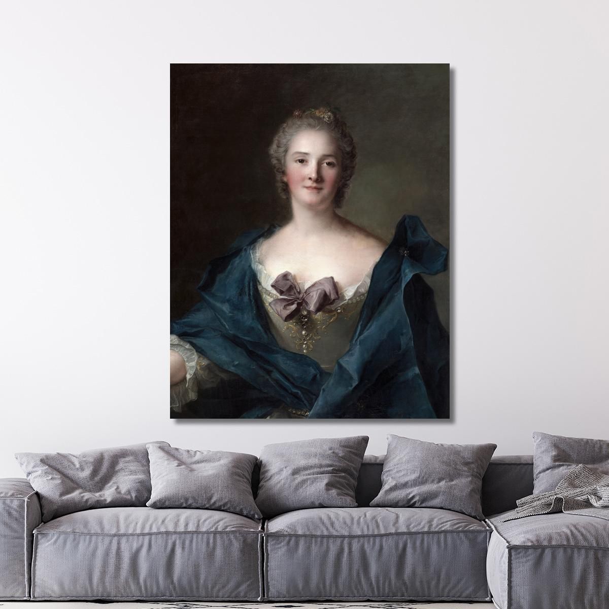 Portrait Of A Woman 2 Jean-Marc Nattier jmn19 canvas print 