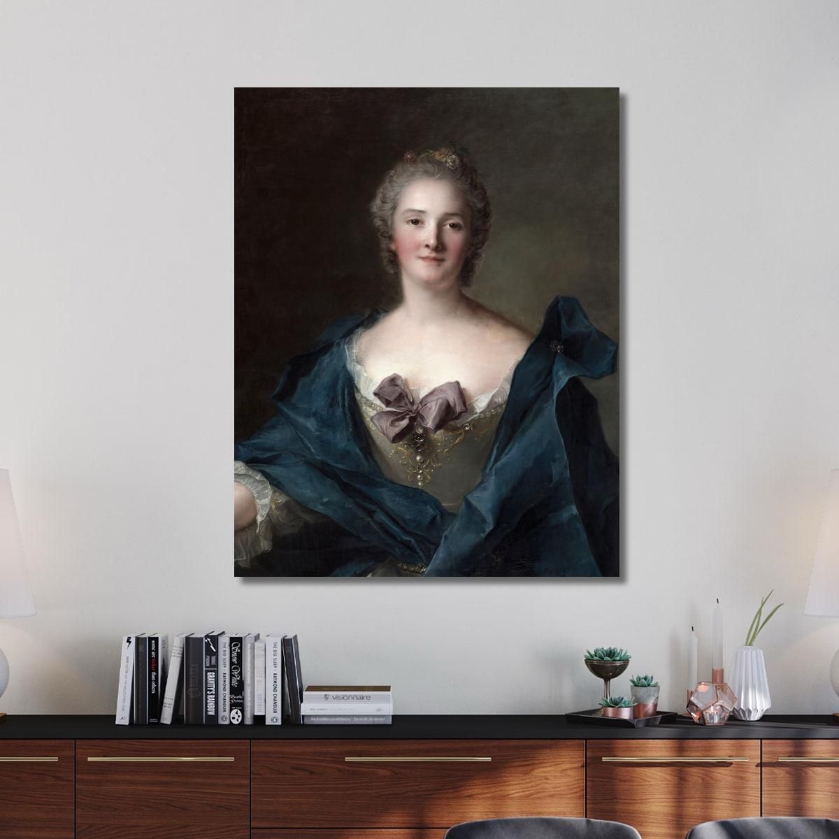 Portrait Of A Woman 2 Jean-Marc Nattier jmn19 canvas print 