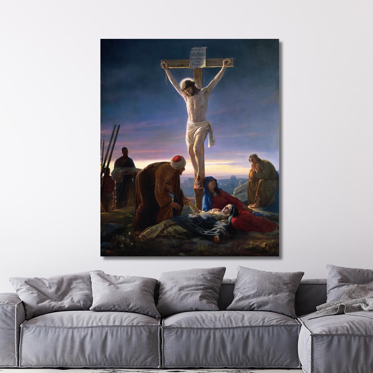 Christ On The Cross Carl Bloch cbl9 canvas print 