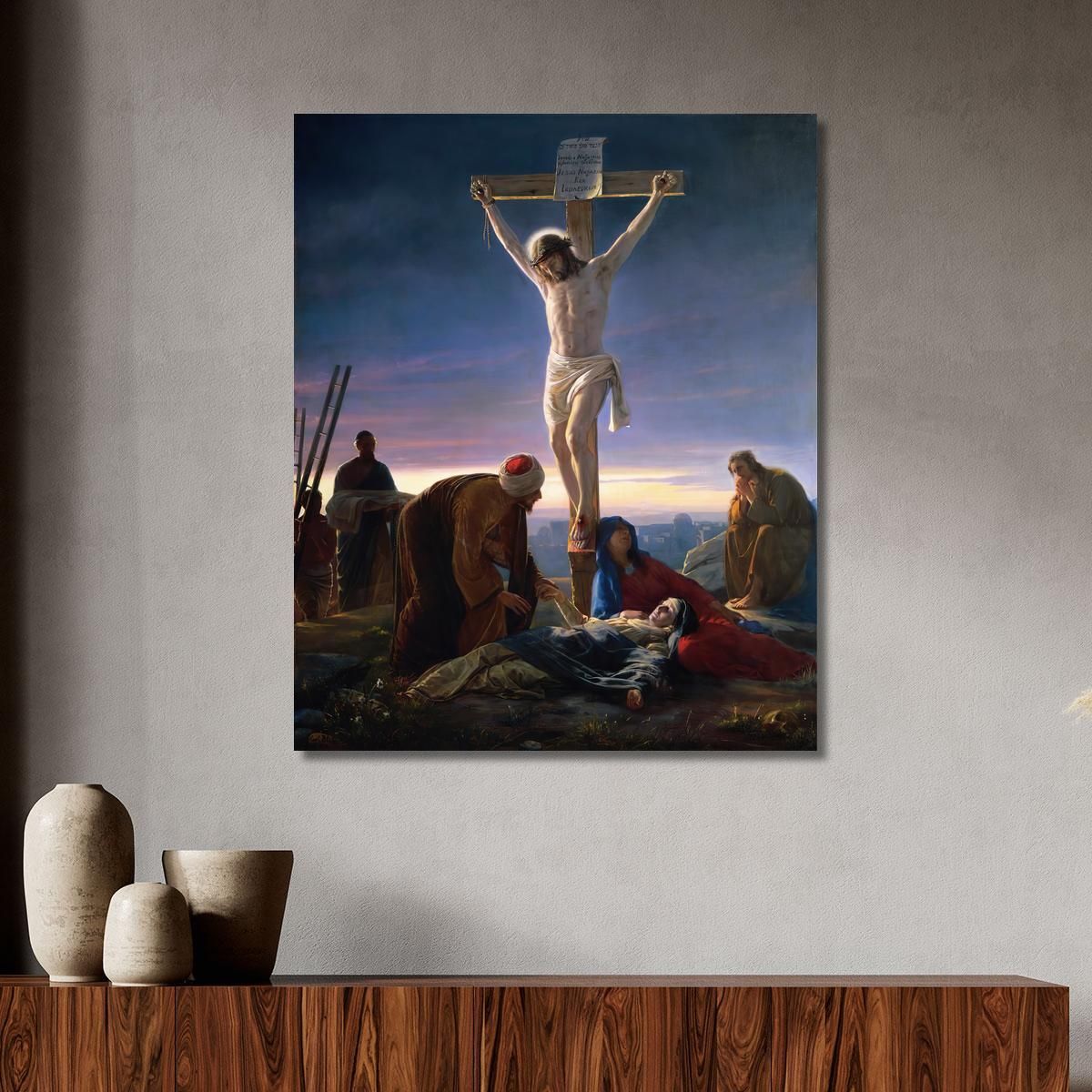 Christ On The Cross Carl Bloch cbl9 canvas print 
