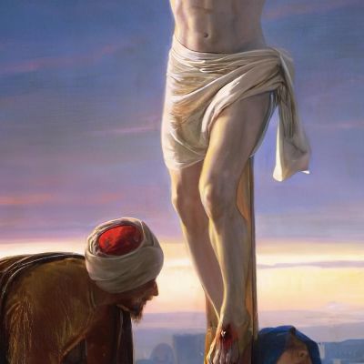Christ On The Cross Carl Bloch cbl9 canvas print