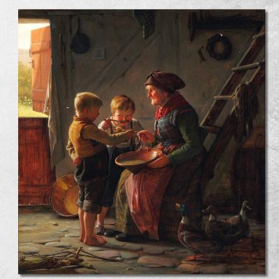 A Meal Carl Bloch cbl17 canvas print 