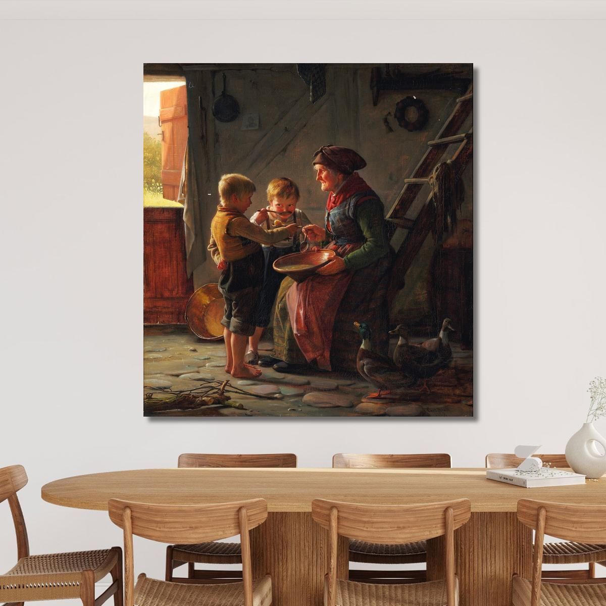 A Meal Carl Bloch cbl17 canvas print 