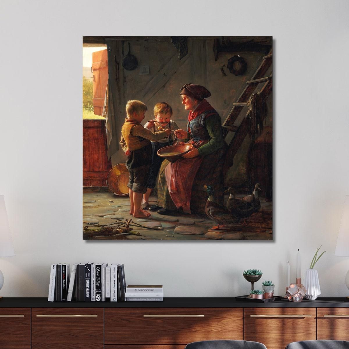 A Meal Carl Bloch cbl17 canvas print 