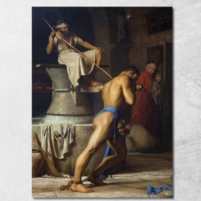 Samson And The Philistines Carl Bloch cbl23 canvas print 