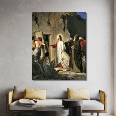 The Raising Of Lazarus Carl Bloch cbl32 canvas print 