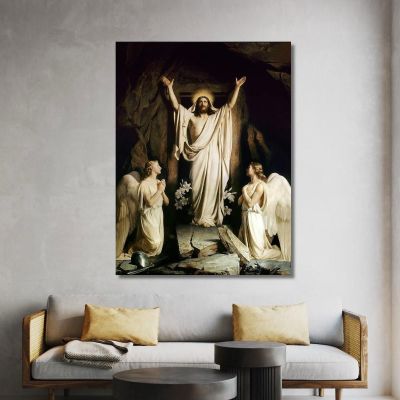 The Resurrection Carl Bloch cbl33 canvas print 