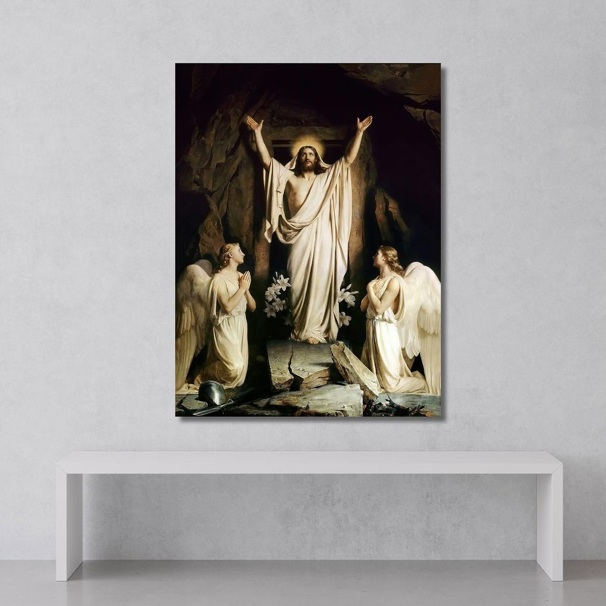 The Resurrection Carl Bloch cbl33 canvas print 