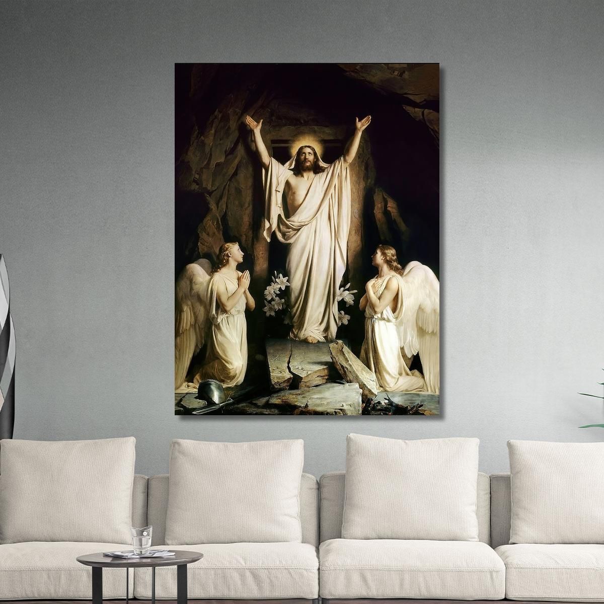 The Resurrection Carl Bloch cbl33 canvas print 