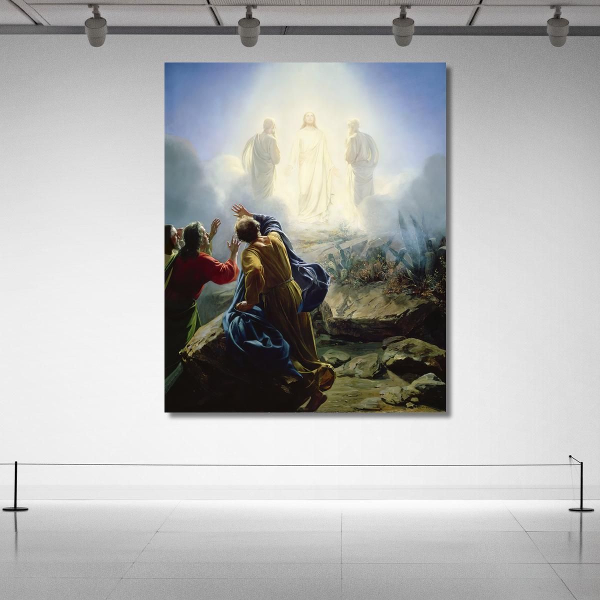 Transfiguration Of Jesus Carl Bloch cbl36 canvas print 