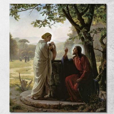 Woman At The Well Carl Bloch cbl39 canvas print 