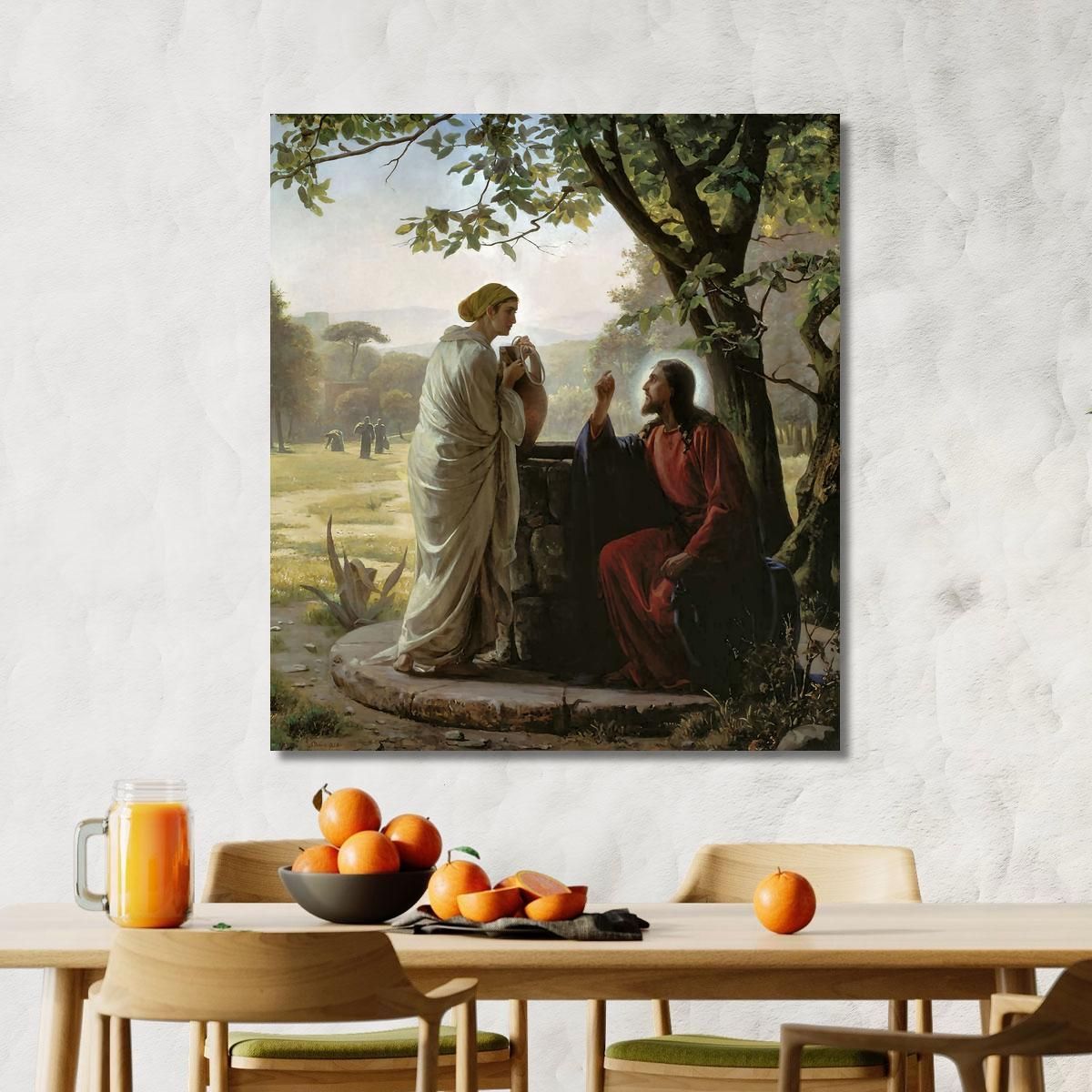 Woman At The Well Carl Bloch cbl39 canvas print 