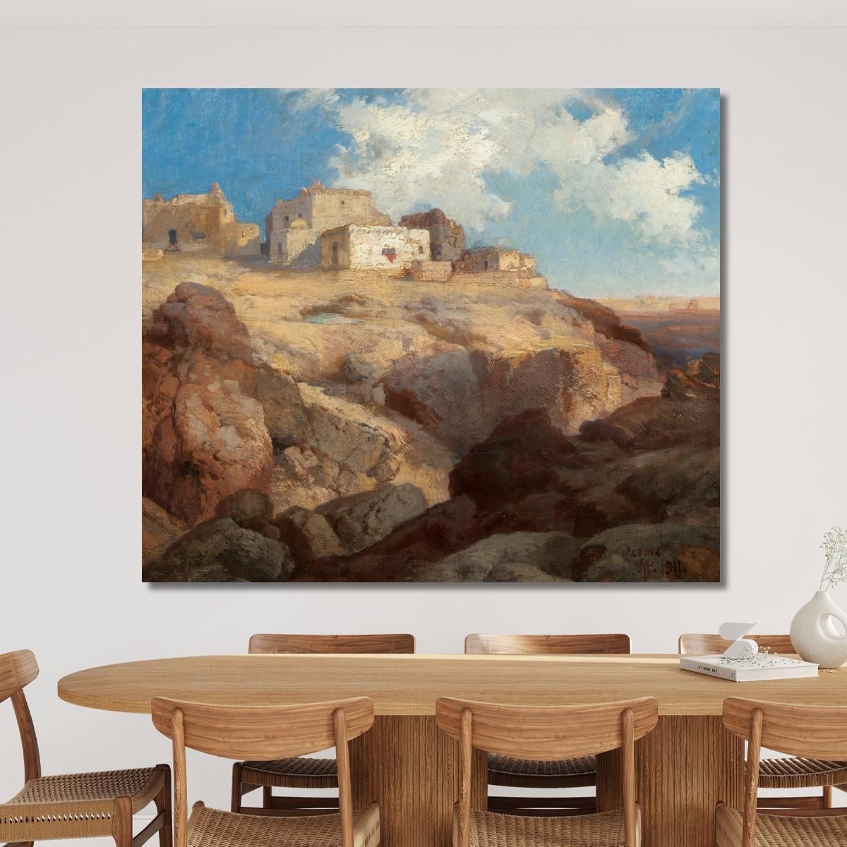 A Bit Of Acoma New Mexico Thomas Moran tmr1 canvas print 