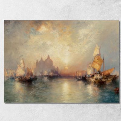 Entrance To The Grand Canal Venice 2 Thomas Moran tmr17 canvas print 