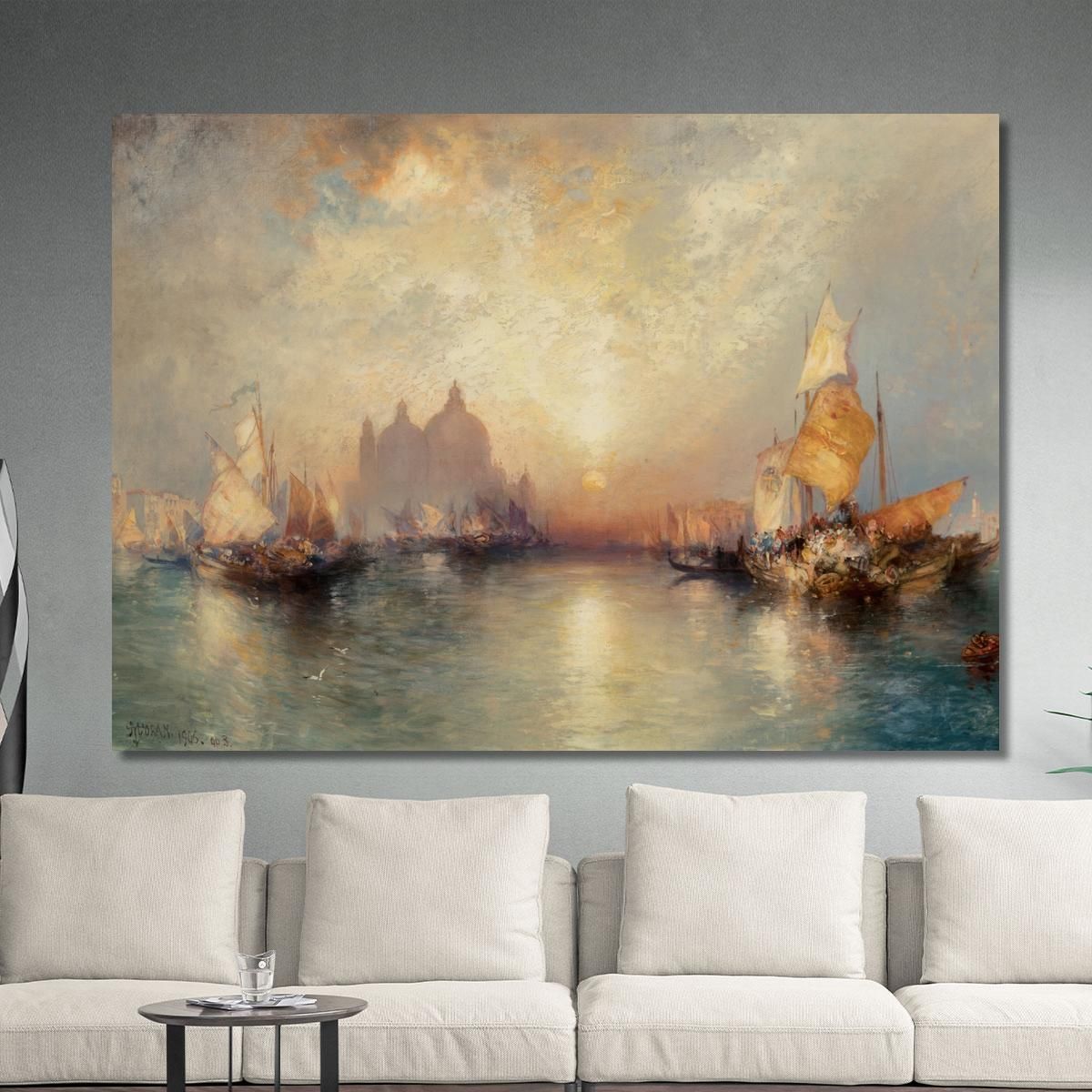 Entrance To The Grand Canal Venice 2 Thomas Moran tmr17 canvas print 