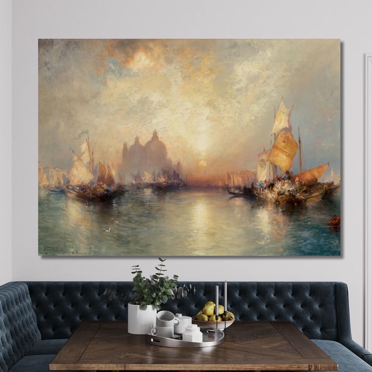 Entrance To The Grand Canal Venice 2 Thomas Moran tmr17 canvas print 