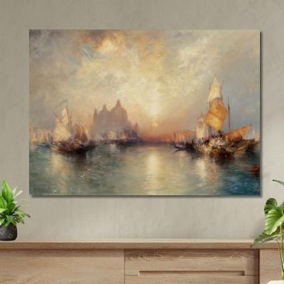 Entrance To The Grand Canal Venice 2 Thomas Moran tmr17 canvas print 