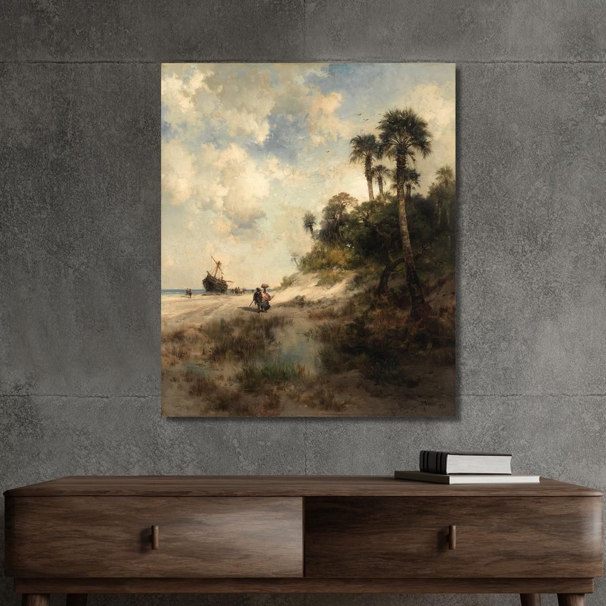 Fort George Island Florida Thomas Moran tmr20 canvas print 