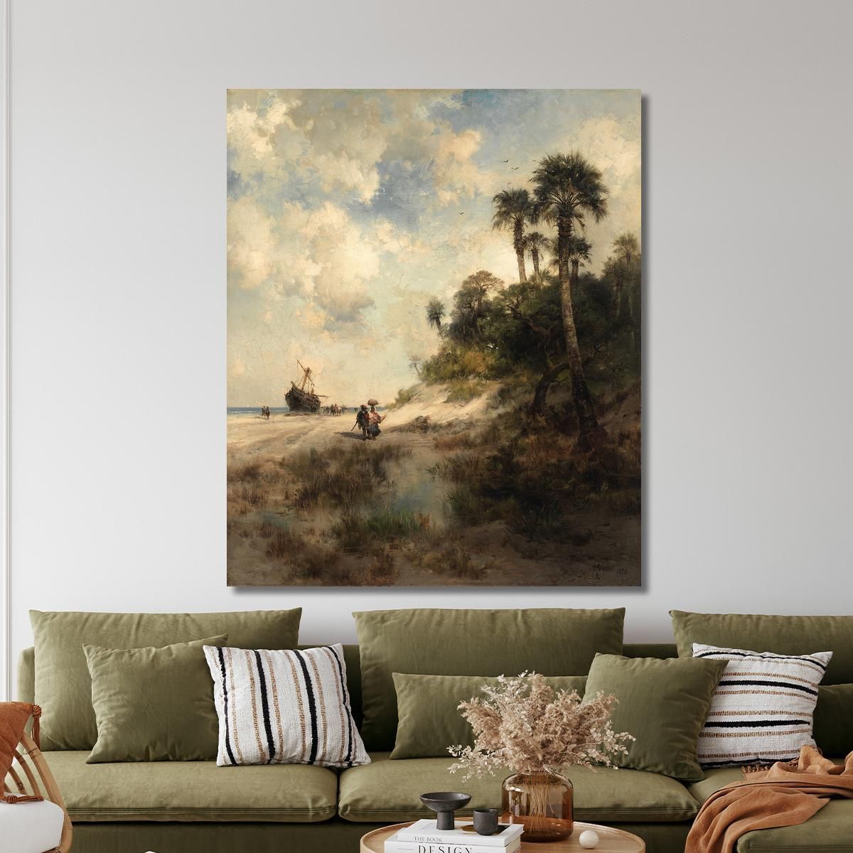 Fort George Island Florida Thomas Moran tmr20 canvas print 