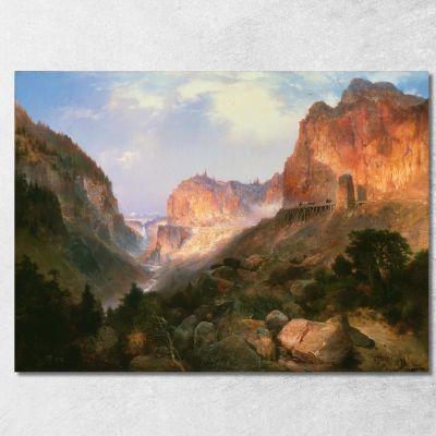 Golden Gate Yellowstone National Park Thomas Moran tmr22 canvas print 