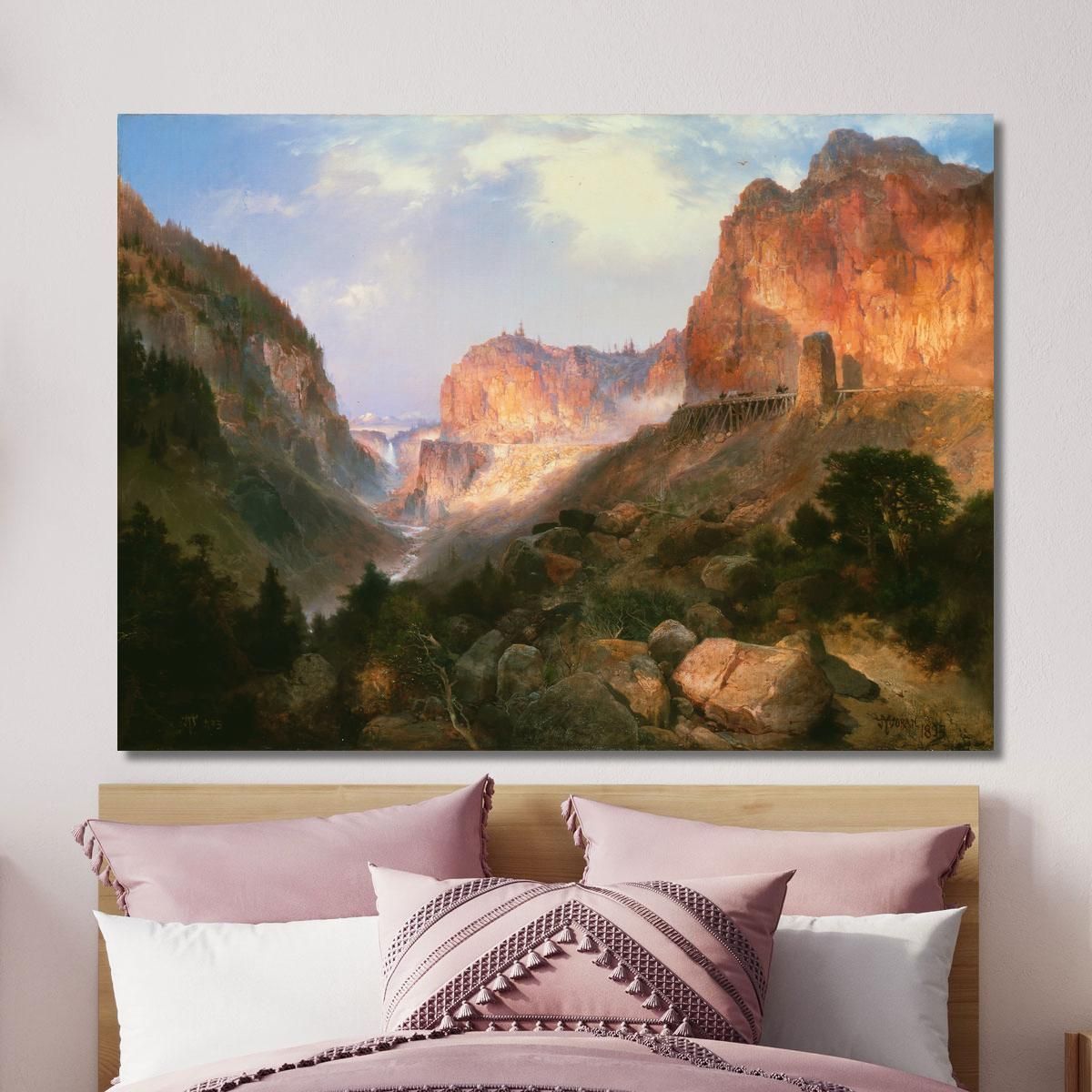 Golden Gate Yellowstone National Park Thomas Moran tmr22 canvas print 