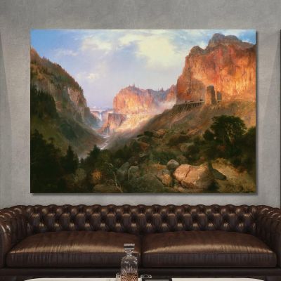 Golden Gate Yellowstone National Park Thomas Moran tmr22 canvas print 
