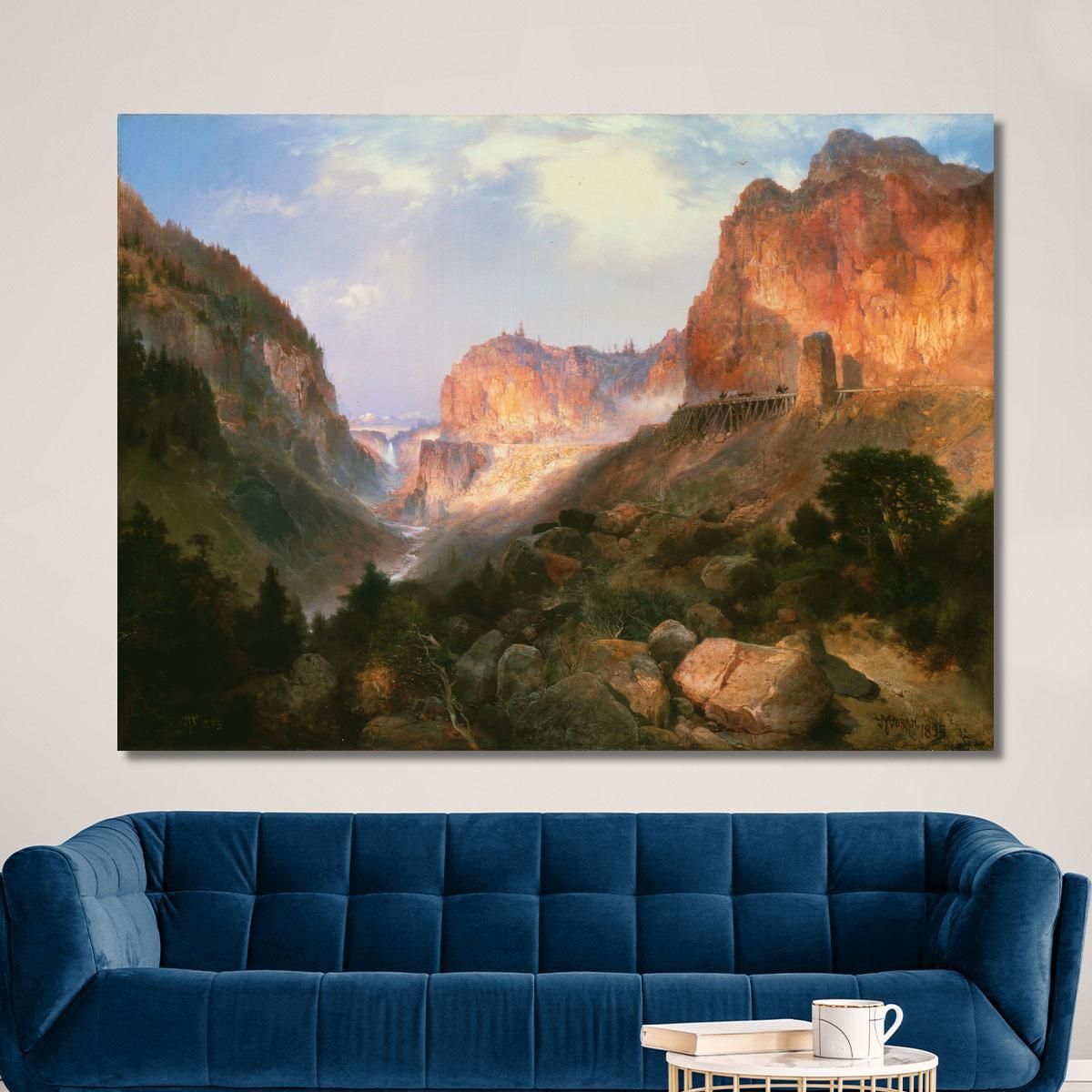 Golden Gate Yellowstone National Park Thomas Moran tmr22 canvas print 