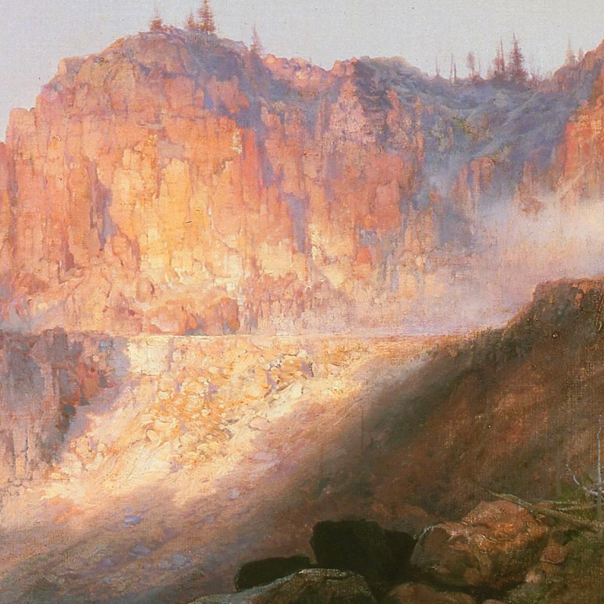 Golden Gate Yellowstone National Park Thomas Moran tmr22 canvas print
