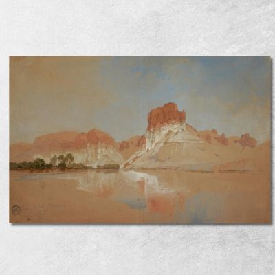 Green River Wyoming Territory Thomas Moran tmr29 canvas print 