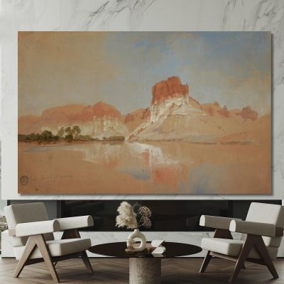 Green River Wyoming Territory Thomas Moran tmr29 canvas print 