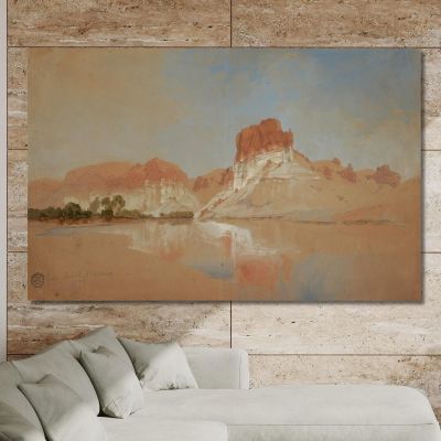 Green River Wyoming Territory Thomas Moran tmr29 canvas print 