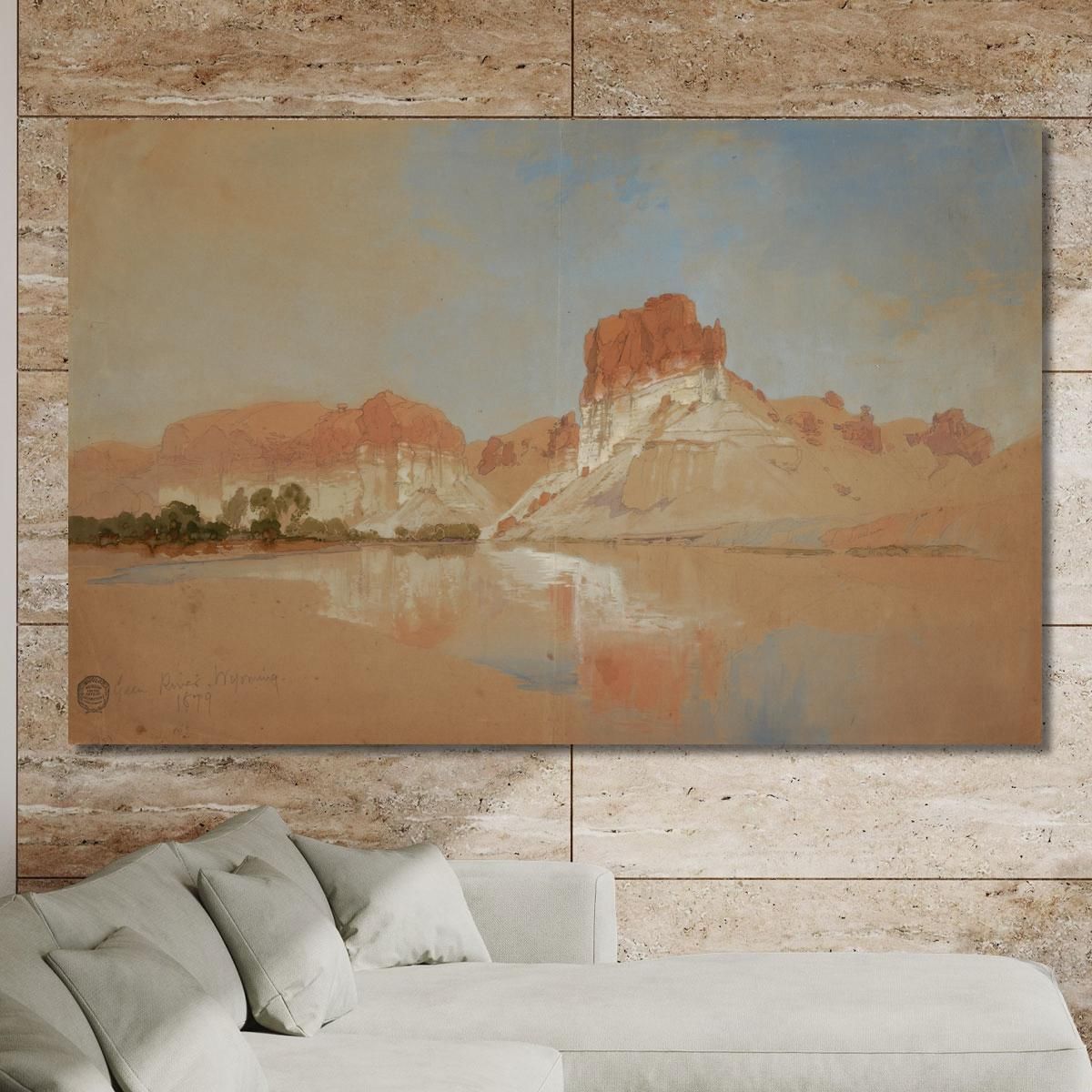 Green River Wyoming Territory Thomas Moran tmr29 canvas print 